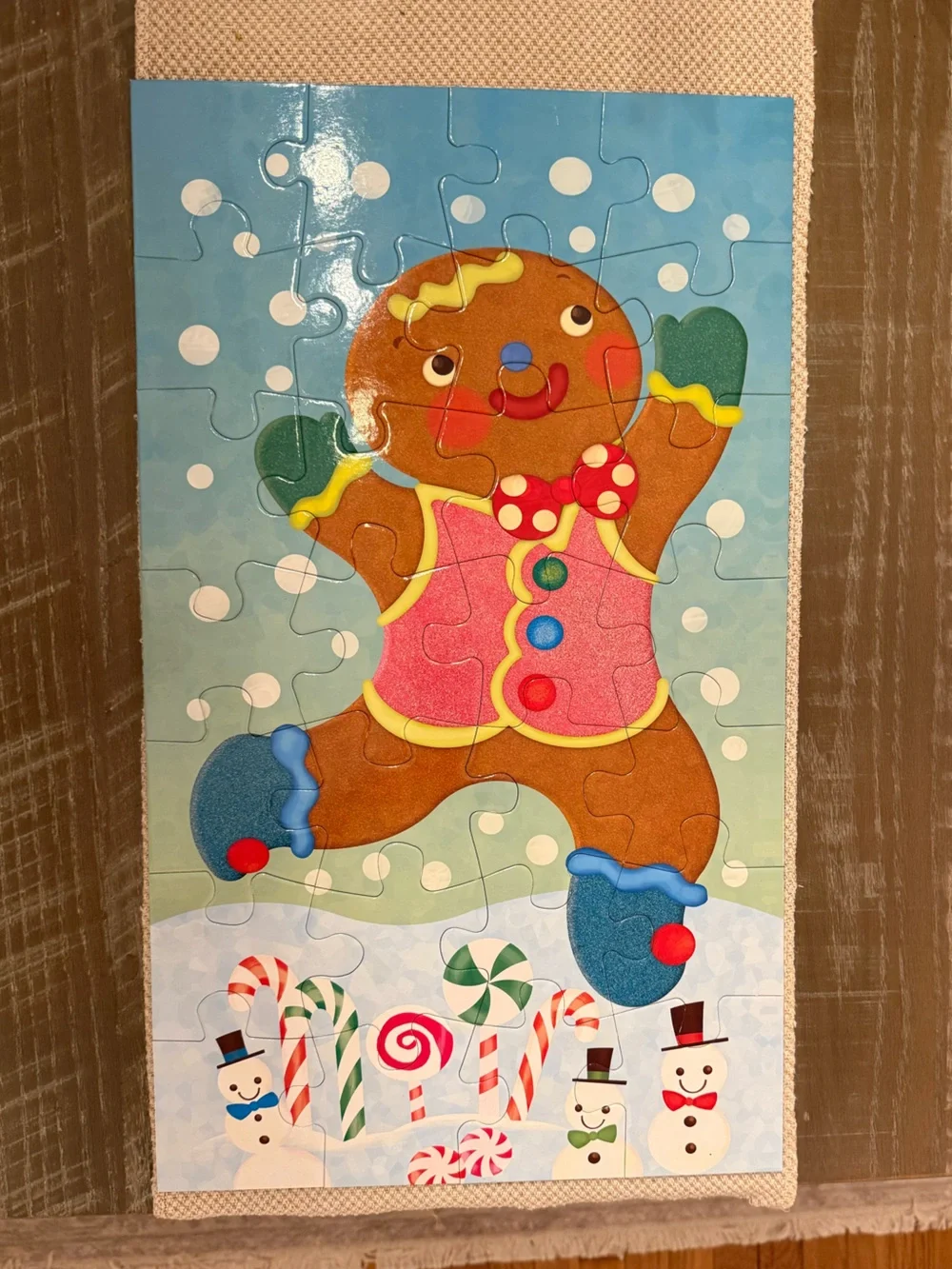 Scholastic Gingerbread Man Floor Puzzle - 28 pieces